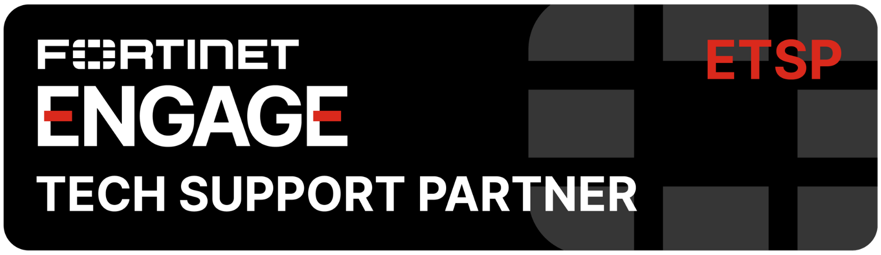 Fortinet Engage Technical Support Partner badge