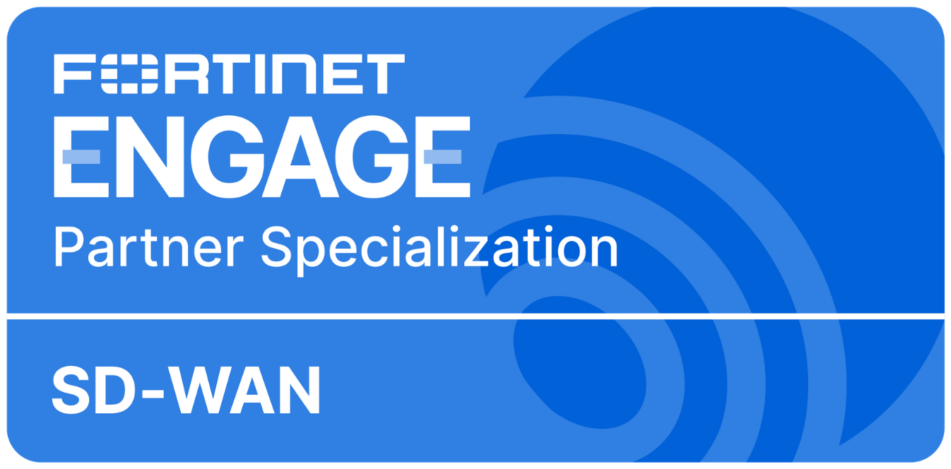 Fortinet SD-WAN partner specialization badge